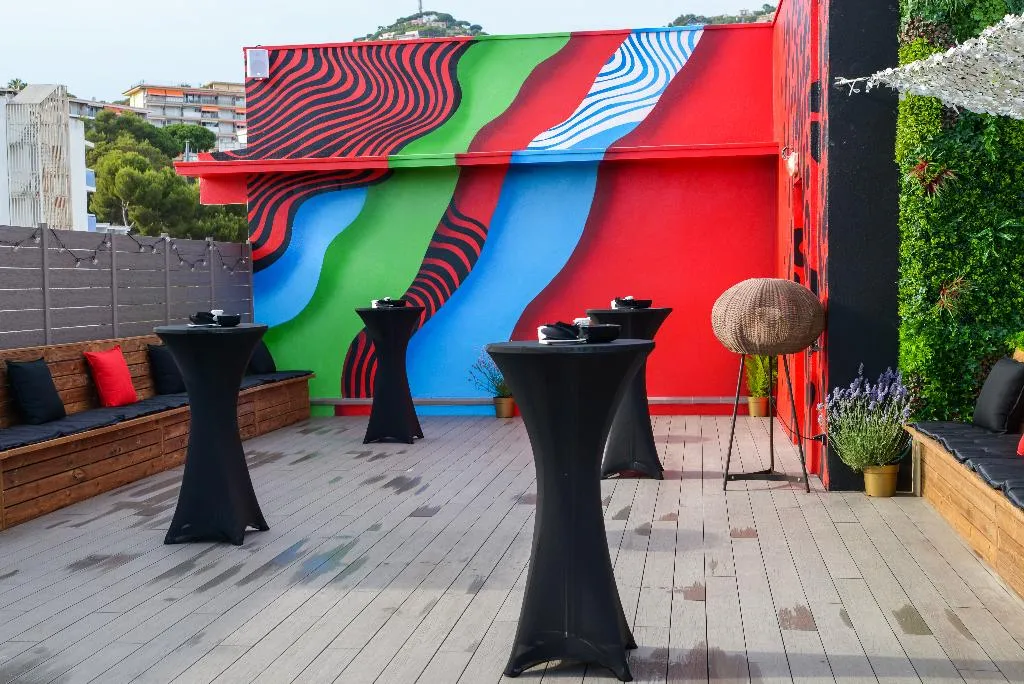 Terrace, BPM Lloret Hotel, Costa Brava