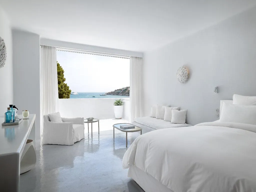 BUNGALOW DELUXE SEA VIEW Room, Mykonos Blu, A Resort to Live, Mykonos
