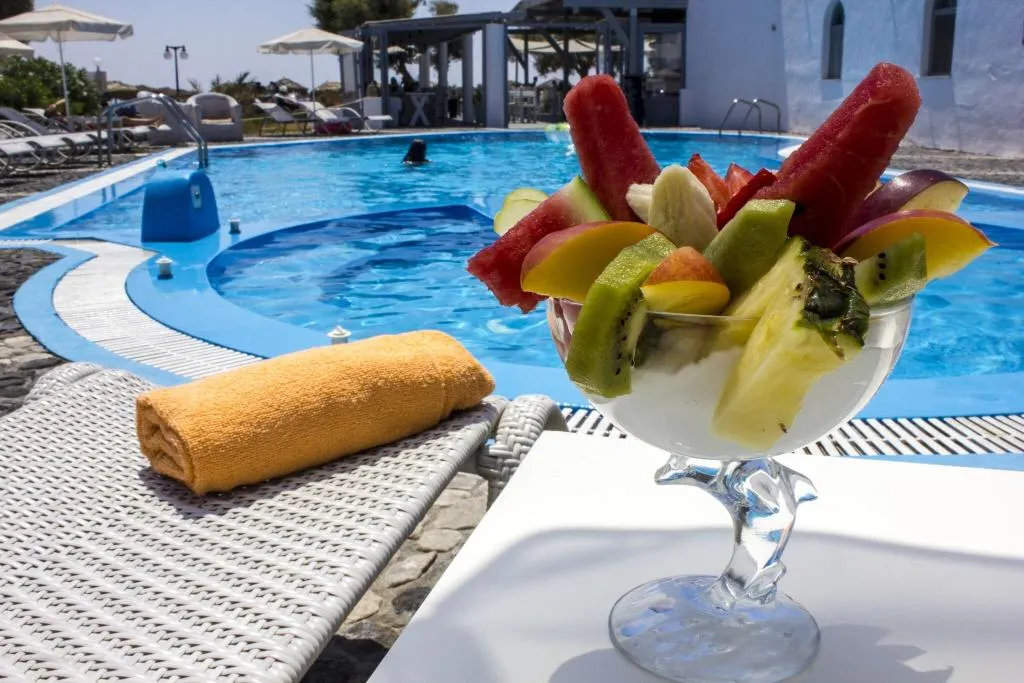 Pool, Sea View Beach Hotel, Santorini
