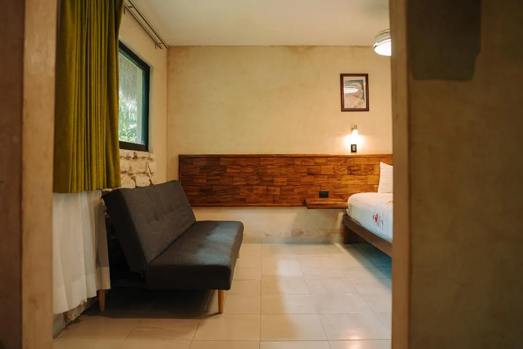 Cabin KING SIZE BED Room, Aldea Coba an Escape Experience, Cancun Area