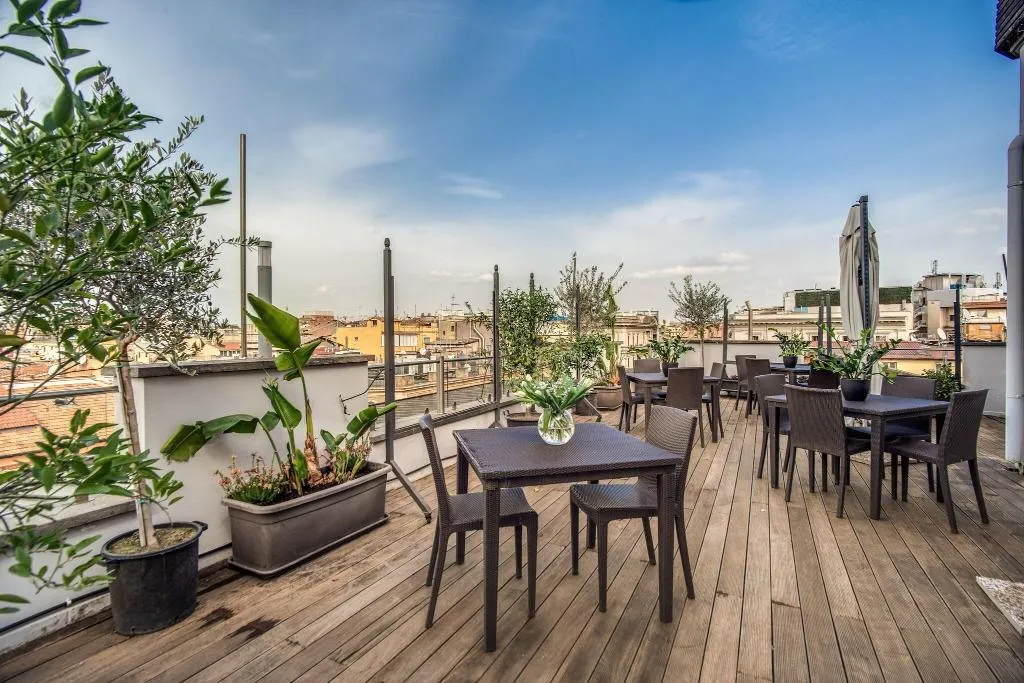 Terrace, La Griffe Hotel Roma, Rome