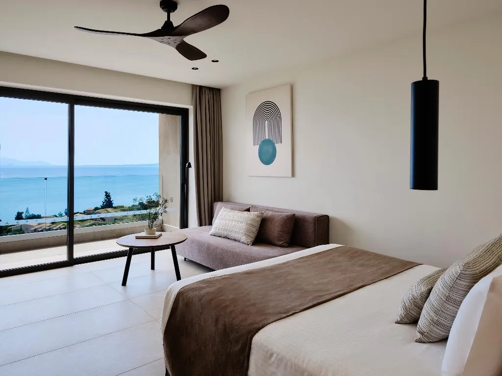Double or Twin DELUXE SEA VIEW Room, Aeolos Beach Resort, Corfu