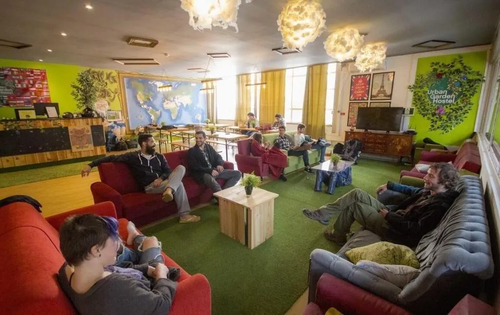 Lobby, Urban Garden Hostel, Lisbon