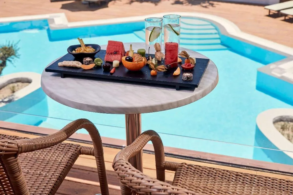 Terrace, Esperos Village Adults Only, Rhodes