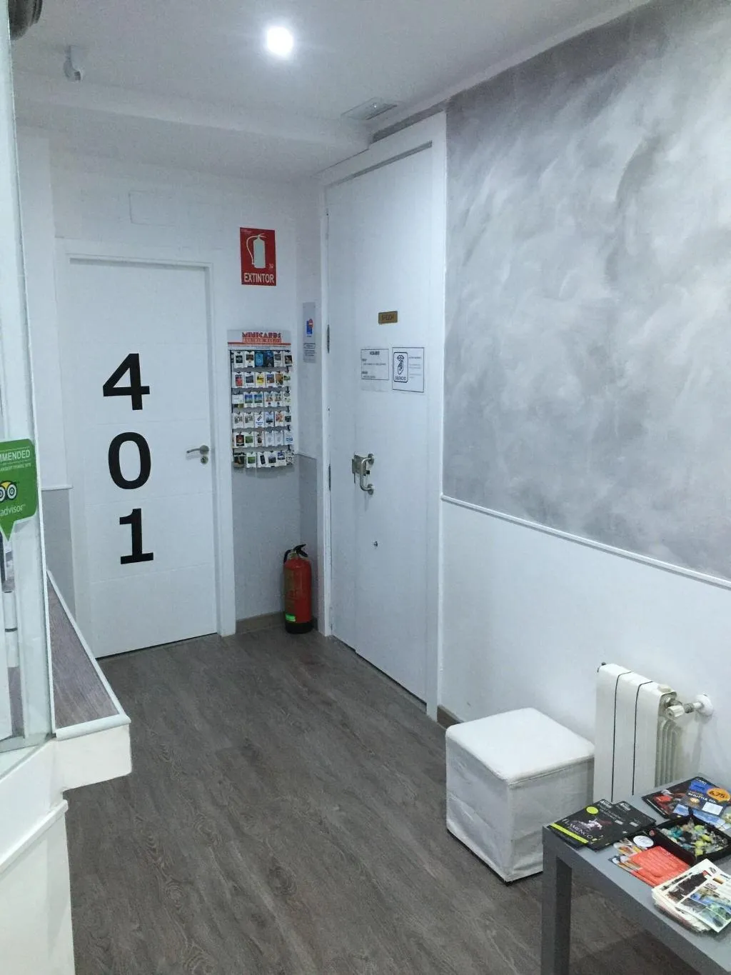 Lobby, Hostal Meyra, Madrid