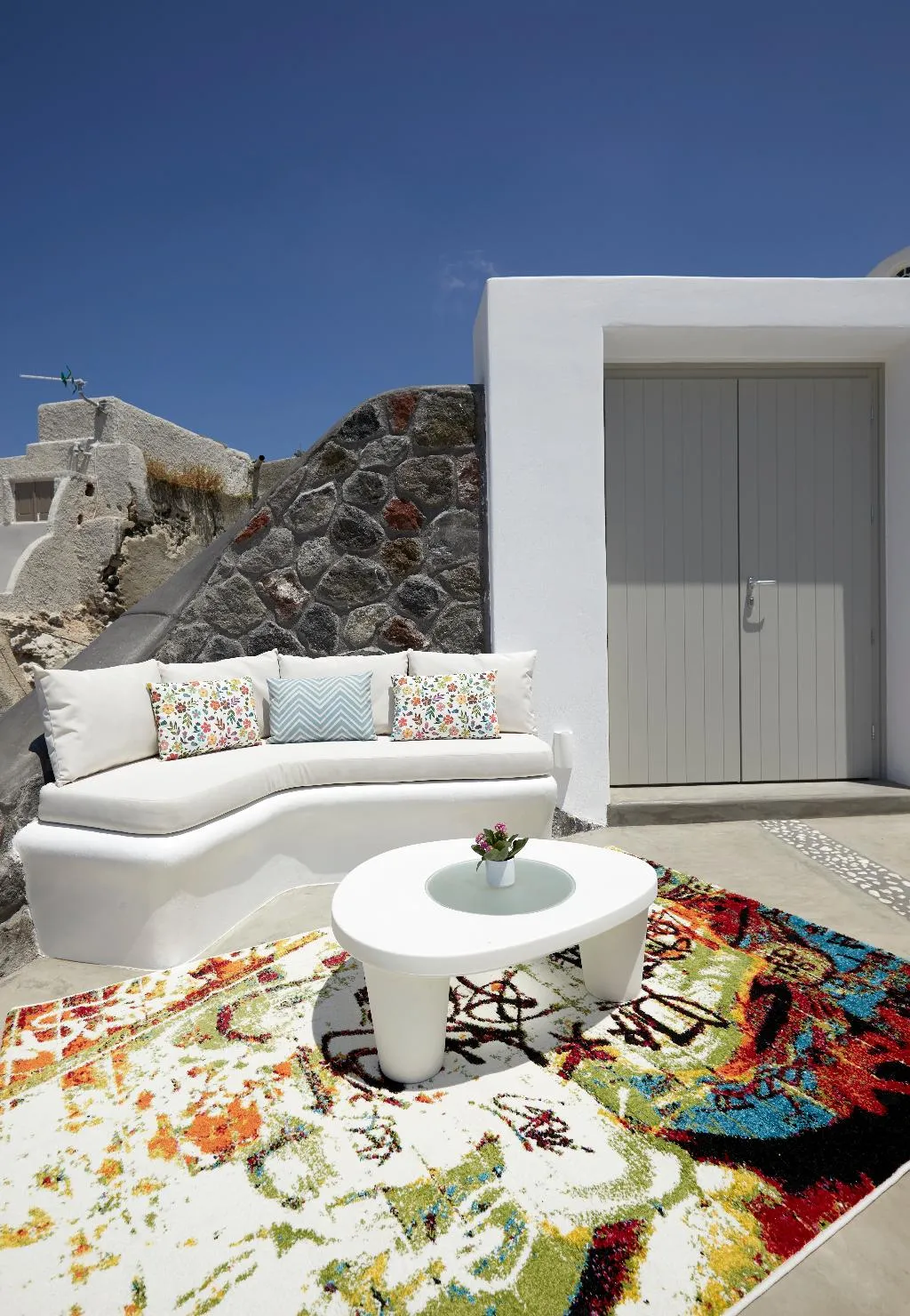 Lobby, Mellow Luxury Cave, Santorini