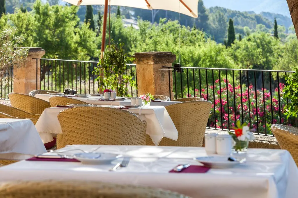 Terrace, Finca Hotel Can Estades, Majorca