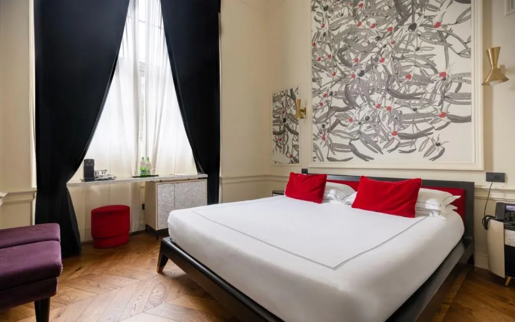 DOUBLE WITH BALCONY Room, Roma Luxus Hotel, Rome