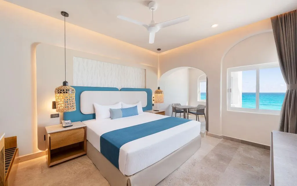 DOUBLE DELUXE OCEAN VIEW Room, GR Caribe Deluxe All Inclusive Resort, Cancun Area