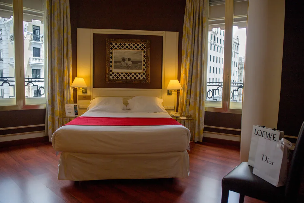 DOUBLE WITH DOUBLE BED Room, Hotel Arosa, Madrid