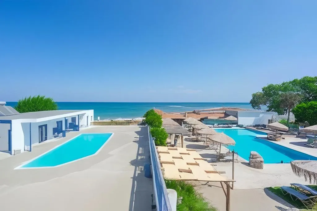 Terrace, Raffaello Beach, Rhodes