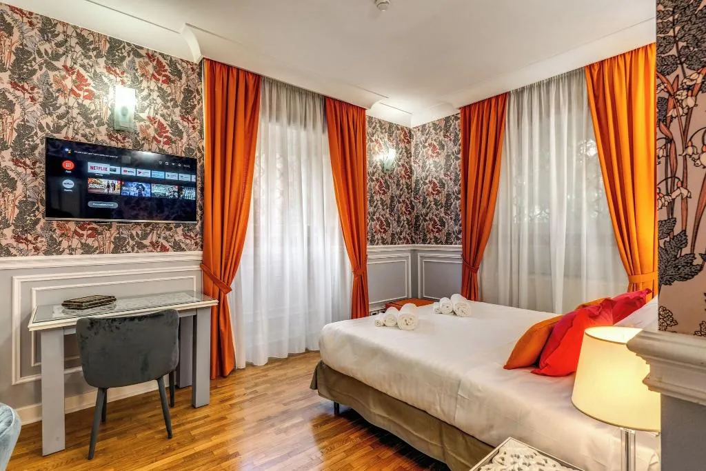 Room, Hotel Villa Mangili, Rome