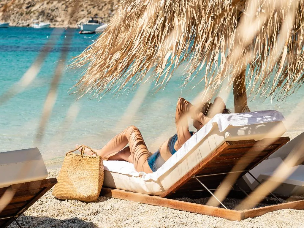 Beach, Mykonos Blu, A Resort to Live, Mykonos