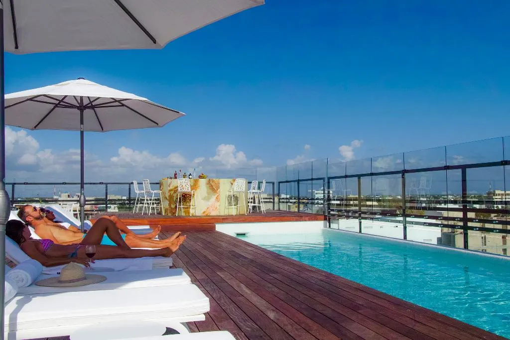 Terrace, Serenity Hotel Boutique by Alsol, Cancun Area