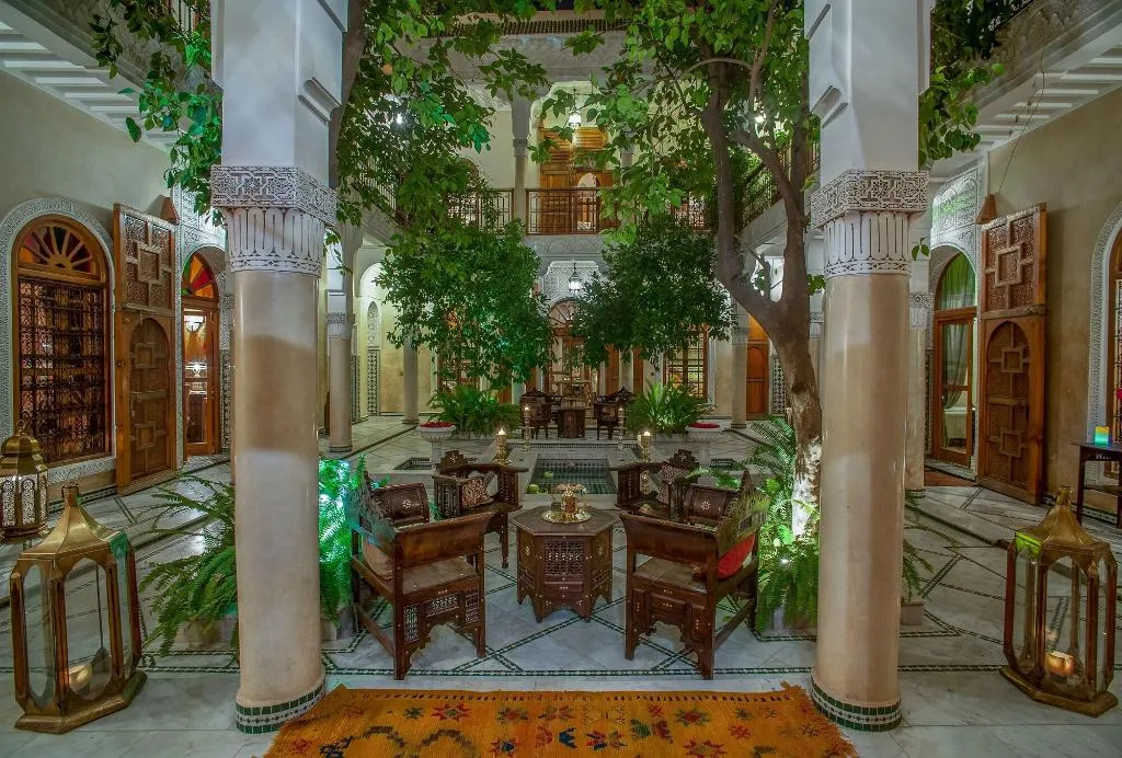 Lobby, Riad Laurence Olivier, Marrakech