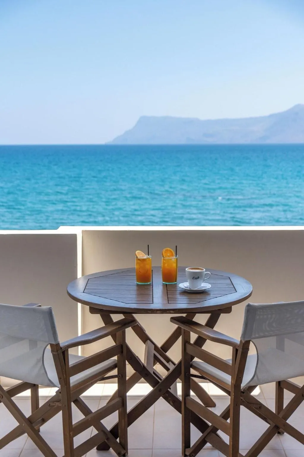 Terrace, Christina Beach Hotel, Crete