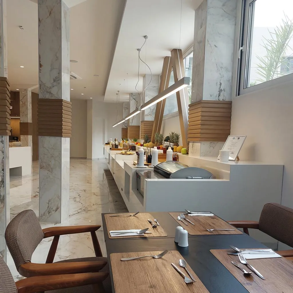 Restaurant, Porto Greco Village Beach hotel, Crete