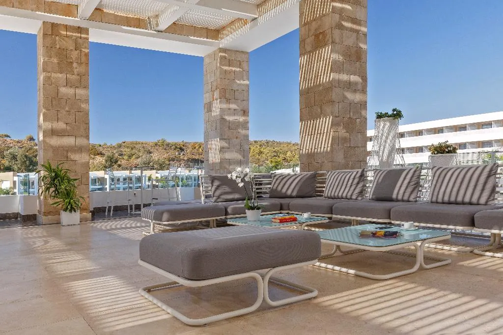 Terrace, Princess Andriana Resort & Spa, Rhodes