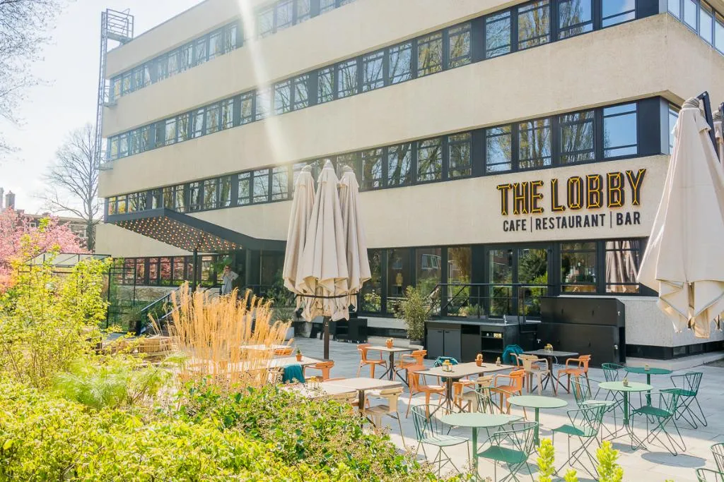 Terrace, Hotel V Fizeaustraat, Amsterdam