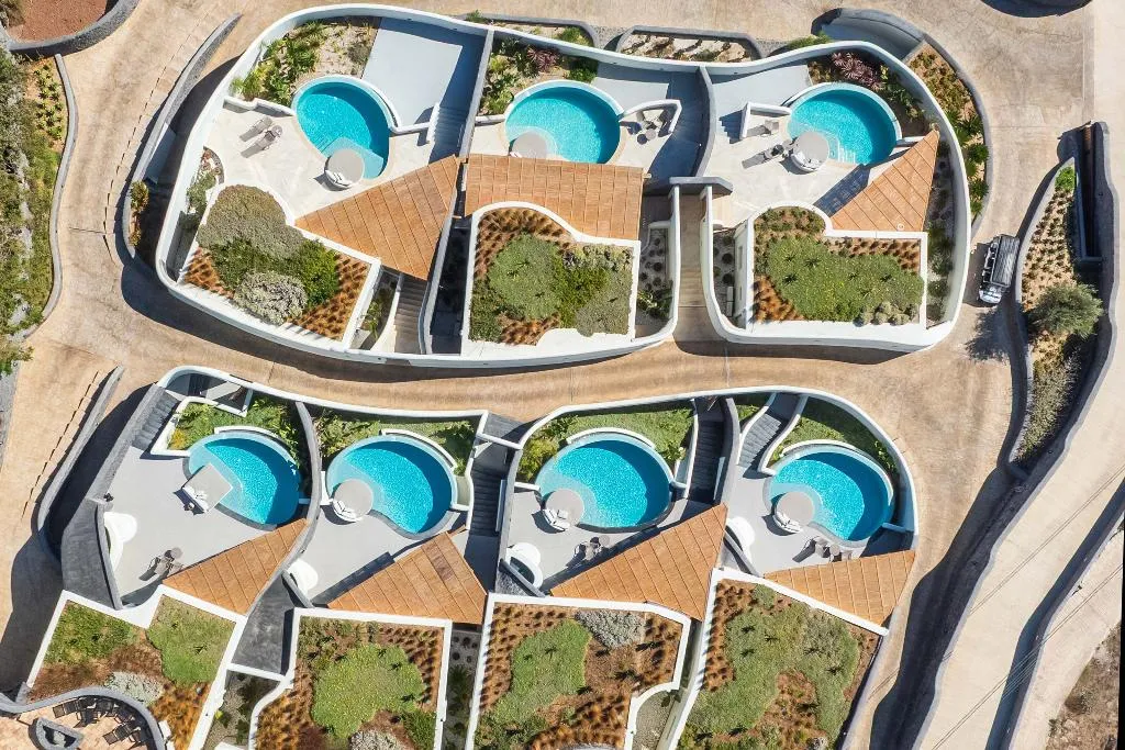 General view, Secret Path Luxury Villas, Santorini