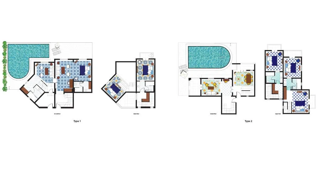 VILLA THREE BEDROOMS Room, Caramel, A Resort to Live, Crete