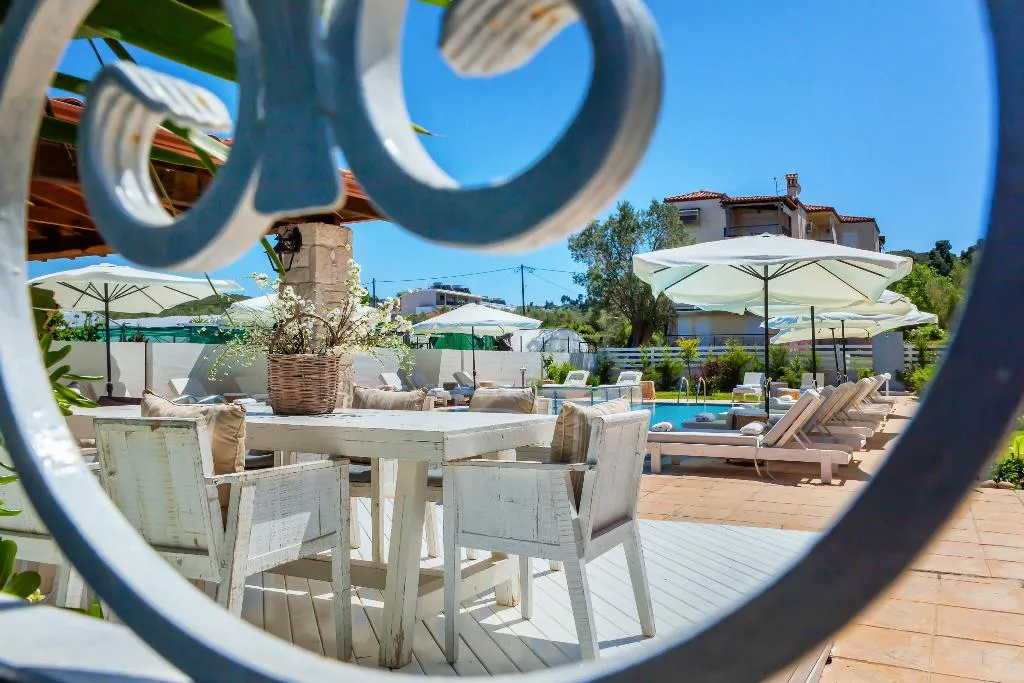 Terrace, Hesperides Hotel, Halkidiki
