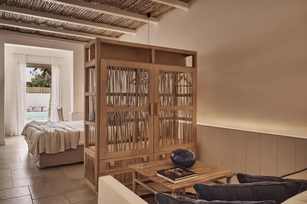 DOUBLE DELUXE KING BED Room, Dionysos sea side resort, Santorini