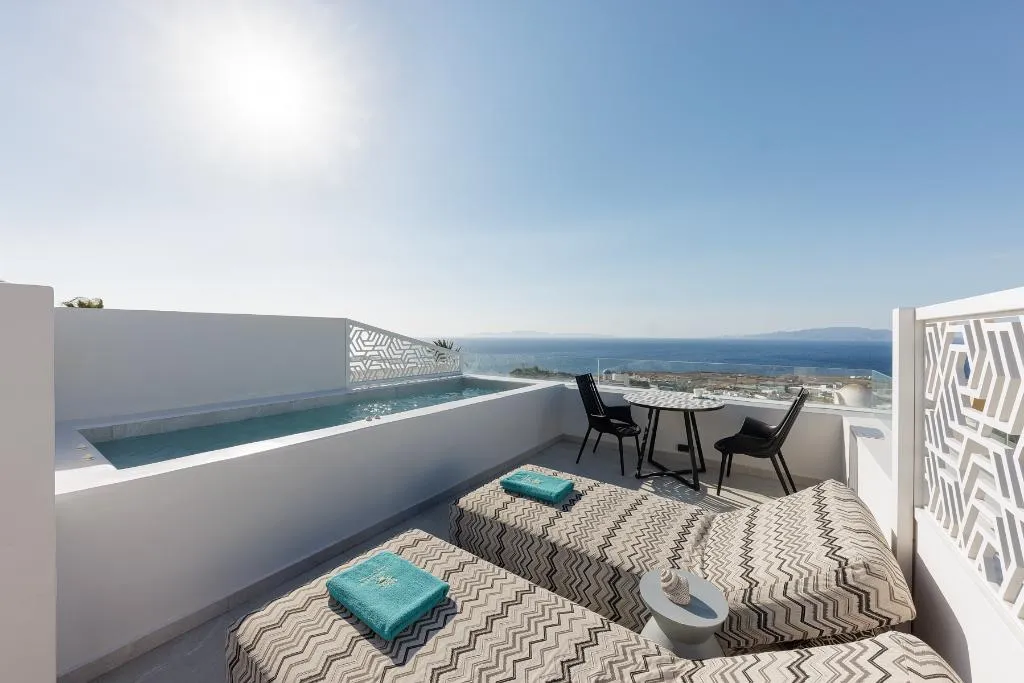 SUITE OCEAN VIEW HONEYMOON Room, La Madeleine Oia, Santorini