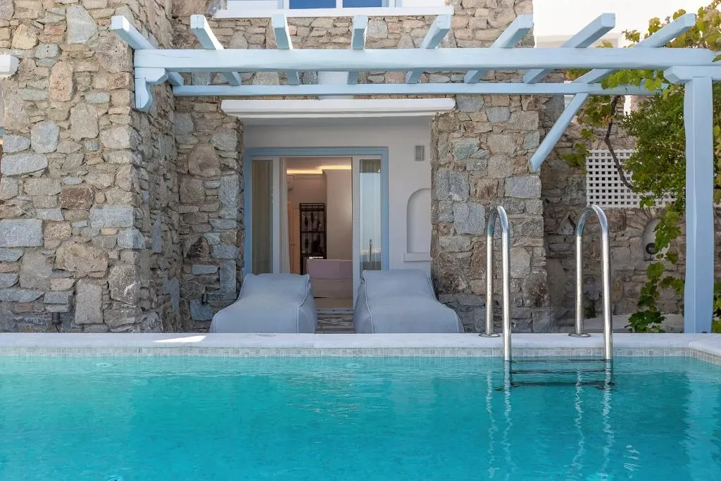 SUITE TWO BEDROOMS WITH AIR CONDITIONING Room, Saint John Hotel Villas & Spa, Mykonos