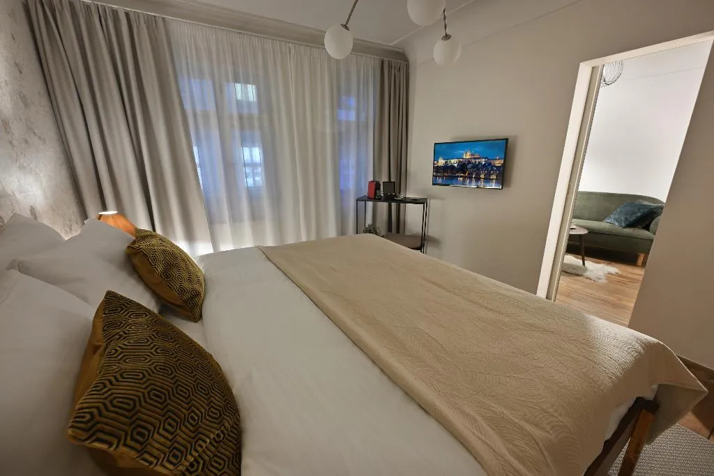 DOUBLE KING BED ONE BEDROOM  Room, U Šuterů Boutique Hotel, Prague