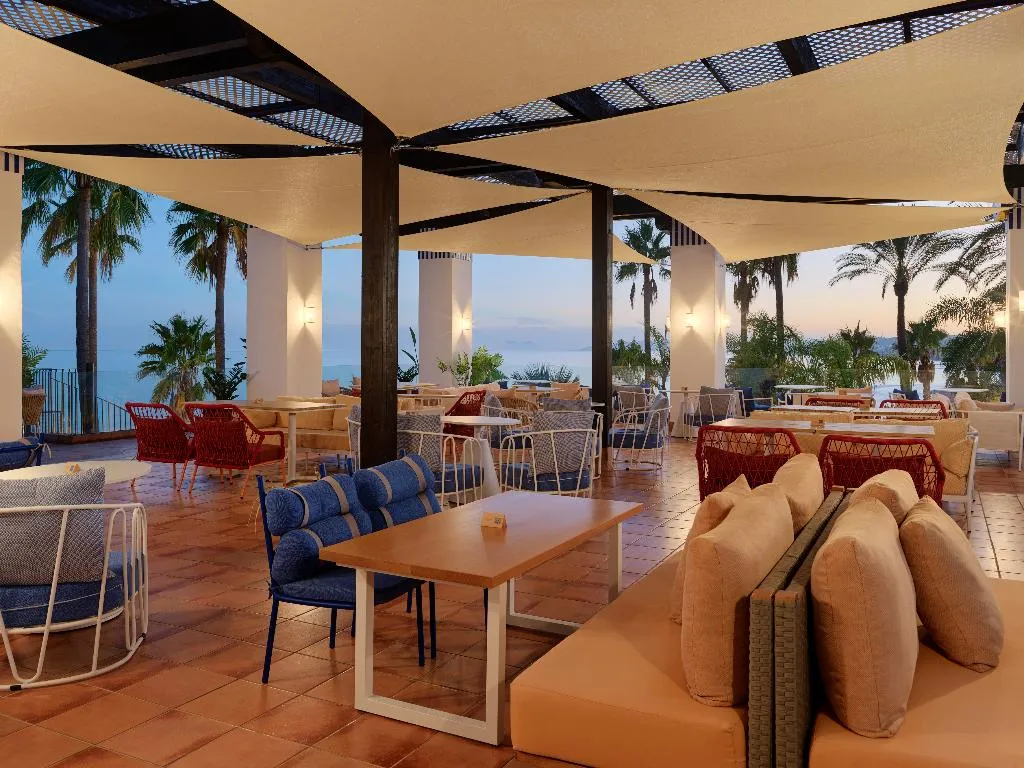 Terrace, H10 Estepona Palace, Costa Del Sol