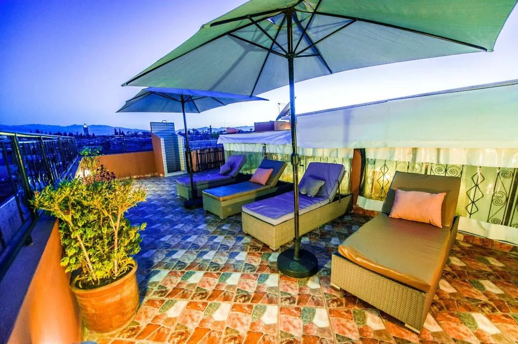 Terrace, Riad Atlas Mejbar, Marrakech