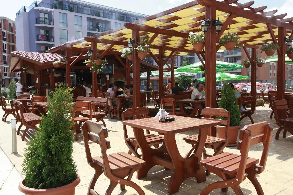 Restaurant, Rainbow 2 holiday complex, Bourgas