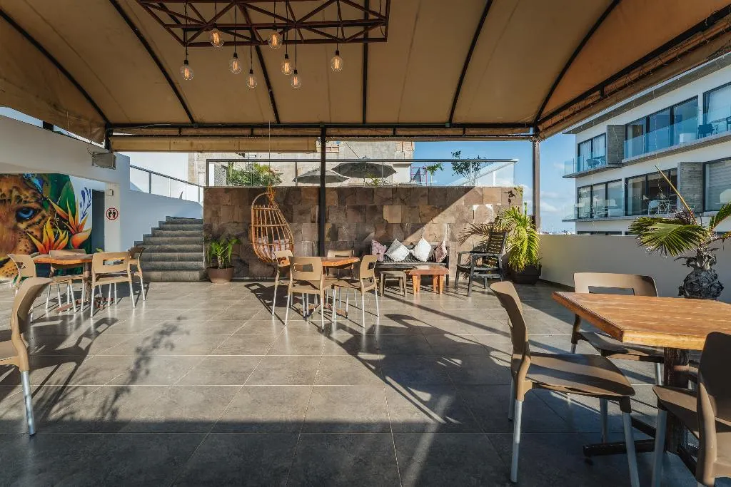 Terrace, Soho Playa Hotel, Playa Del Carmen