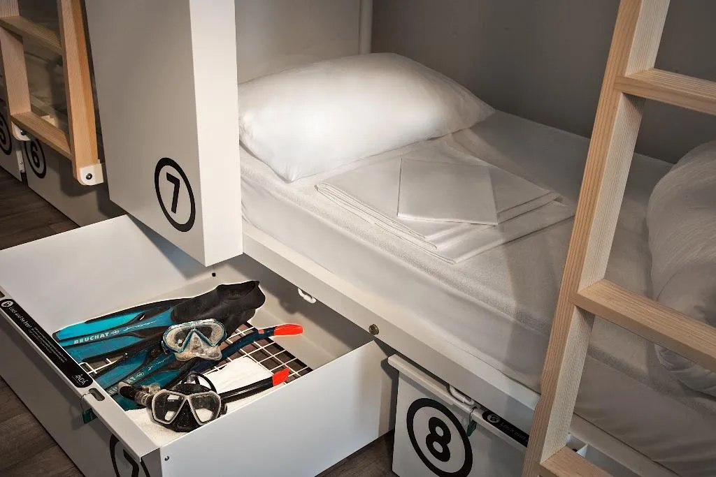 Bed in dormitory BUNK BED Room, Anda Venice Hostel, Venice
