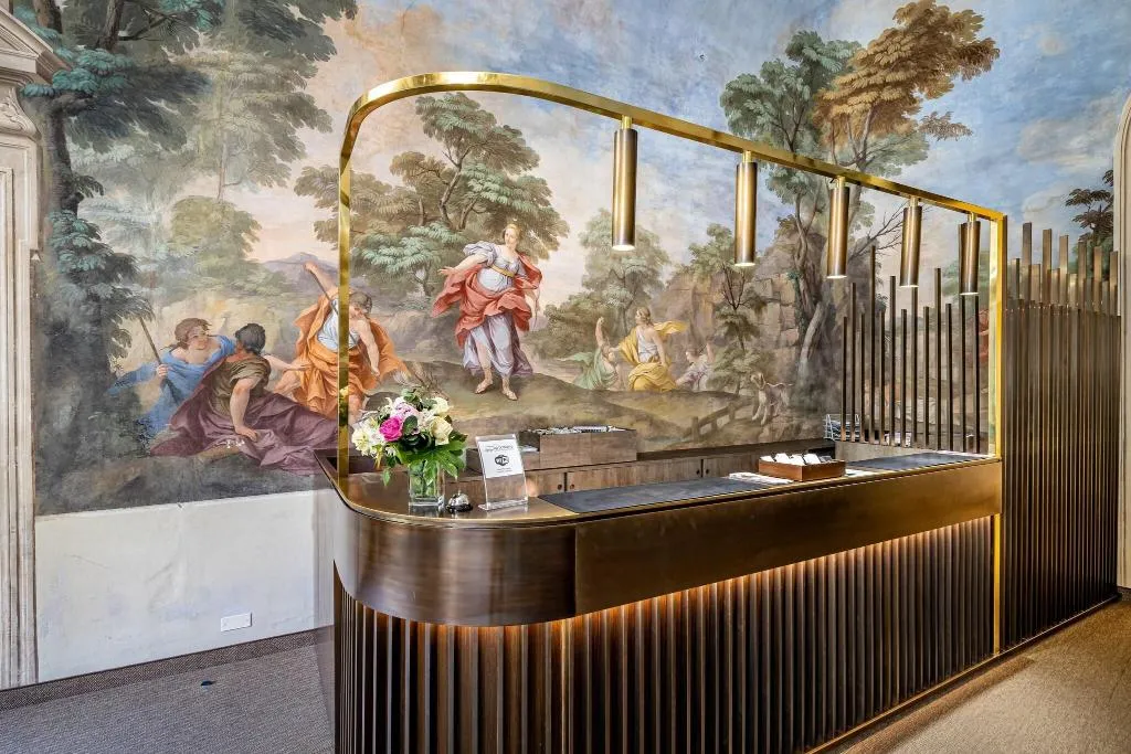Lobby, Hotel La Scaletta, Florence