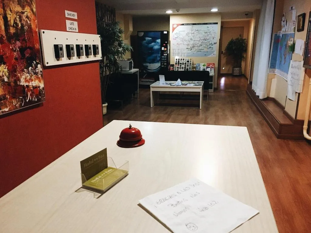 Lobby, Hostal Fina, Barcelona