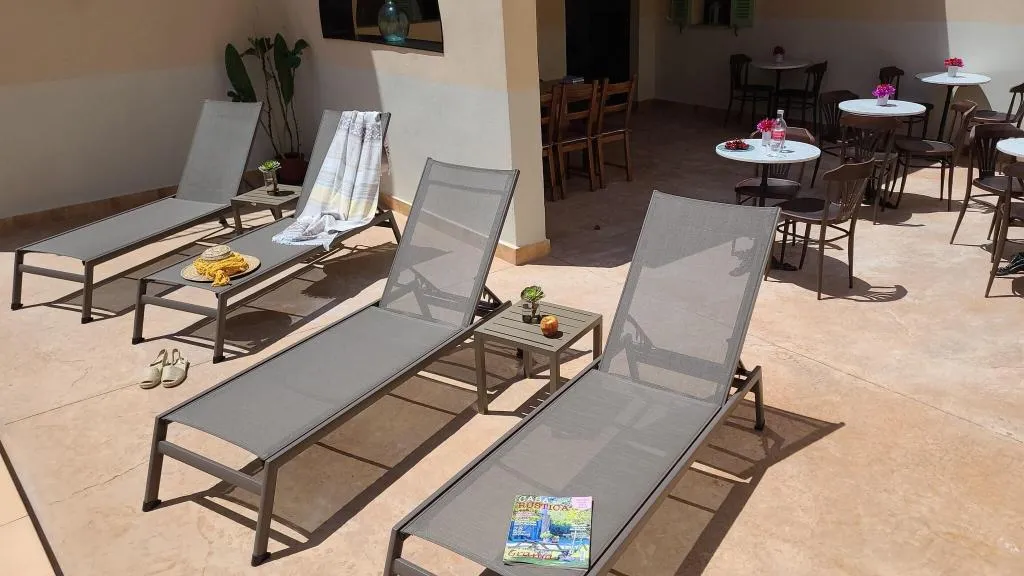Terrace, Casal de Petra - Rooms & Pool, Majorca