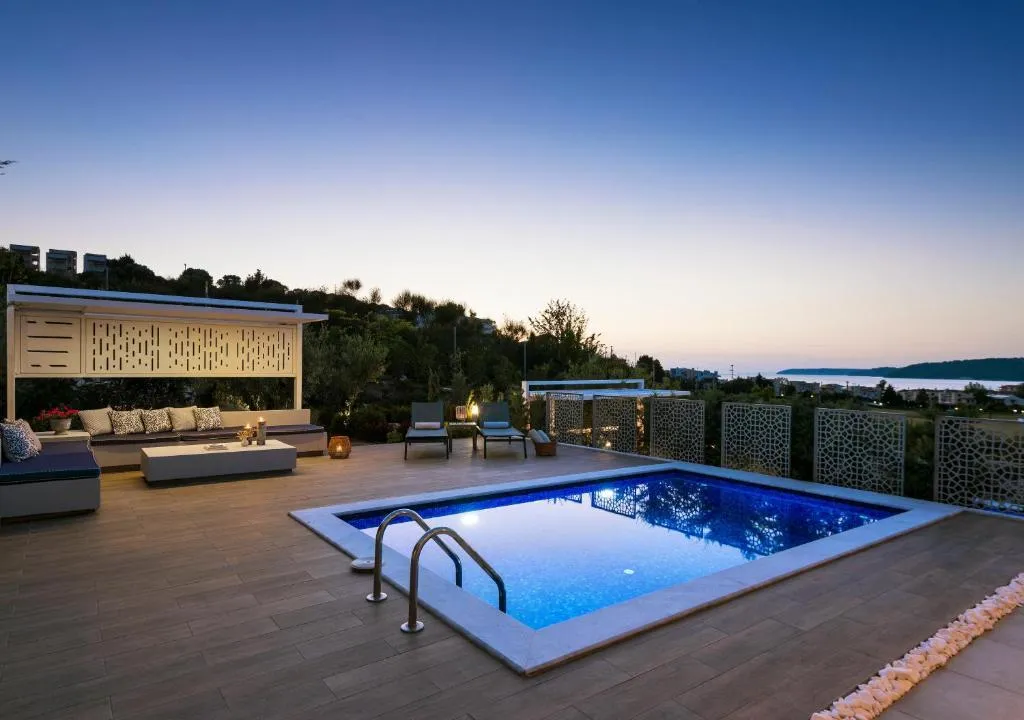 VILLA THREE BEDROOMS TWO BATHROOMS Room, Soleado Luxury Villas, Halkidiki