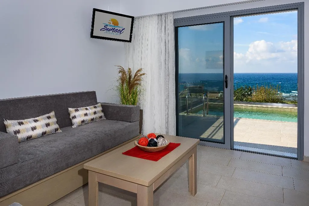 APARTMENT DELUXE SEA VIEW Room, Sunset Elafonisi Apartments, Crete