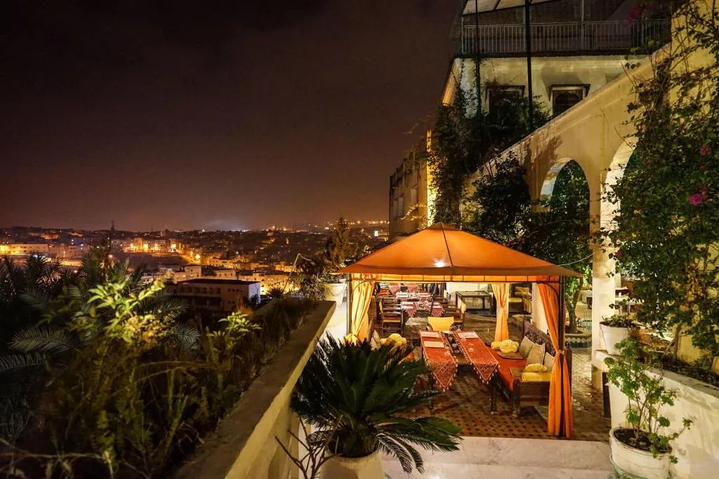General view, Riad Arabesque, Fez