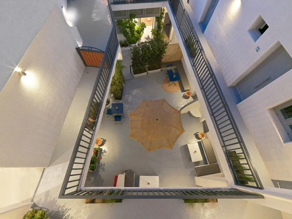 TWIN Accesible Deluxe  Room, Tatakis Design Hotel, Fira, Santorini