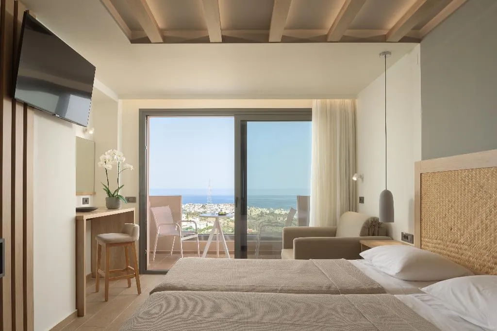 Double or Twin SUPERIOR SEA VIEW Room, Asterias Village Resort, Crete