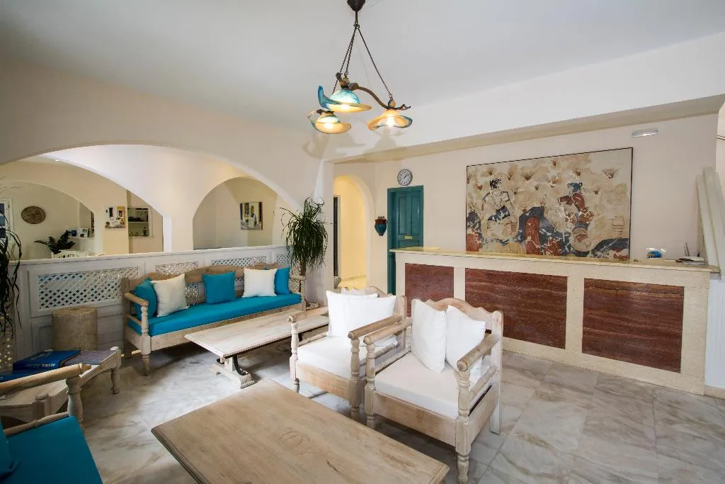 Lobby, Andreas Aparthotel, Santorini