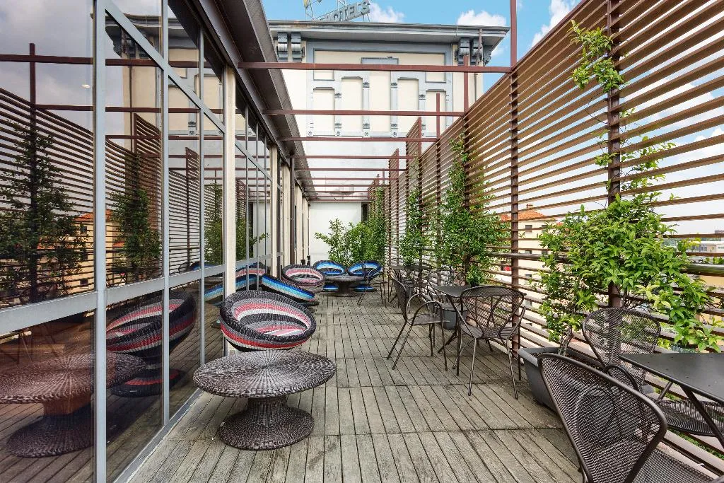 Terrace, Italiana Hotels Milan Rho Fair, Milan
