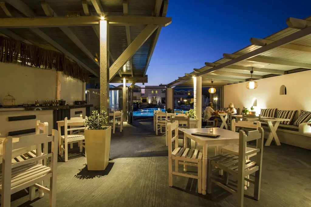 Restaurant, Sea View Beach Hotel, Santorini