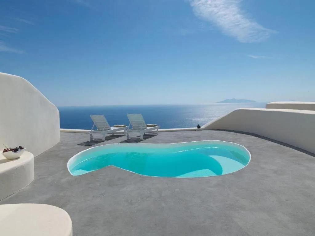 VILLA TWO BEDROOMS WITH PRIVATE POOL Room, Dome Resort Santorin, Santorini