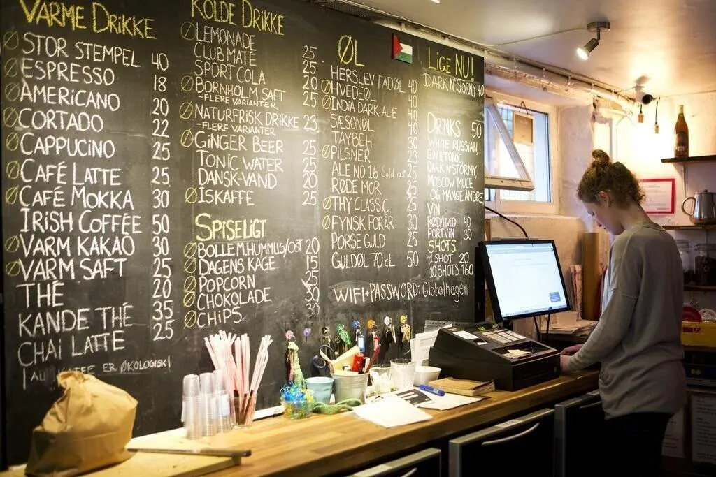 Restaurant, Globalhagen Hostel, Copenhagen