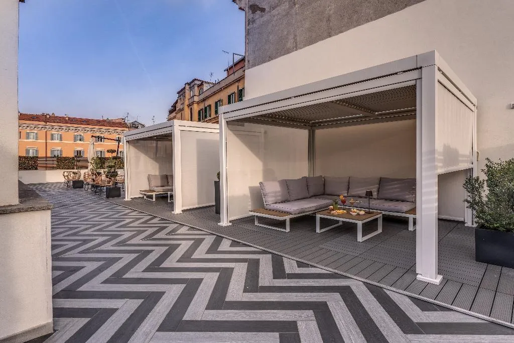 Terrace, CC Palace Hotel, Rome