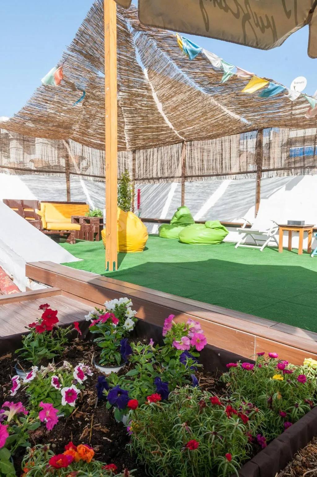 Terrace, The Nomad Hostel, Seville